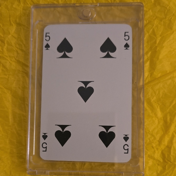 HERMES Special deck Five of Spades! Certificate of Authenticity! Protective Case - Picture 2 of 4